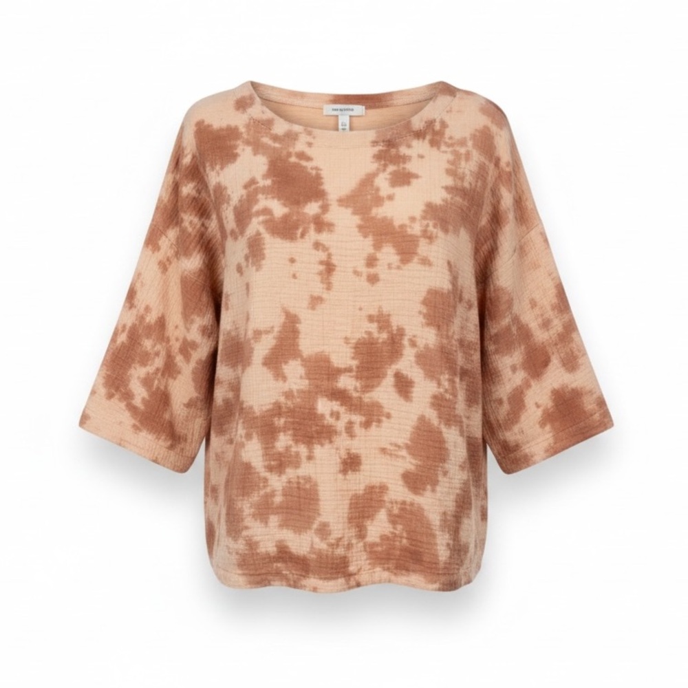 PureJill J. Jill Tie Dye Relaxed Comfy Coastal Boho Casual Day Tunic Top S